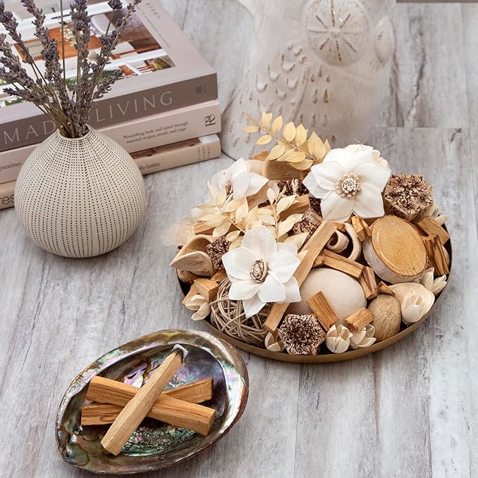 ANDALUCA Maison Box Fragrance Palo Santo Potpourri Decorative Vase & Bowl Filler Home Décor (Palo Santo)