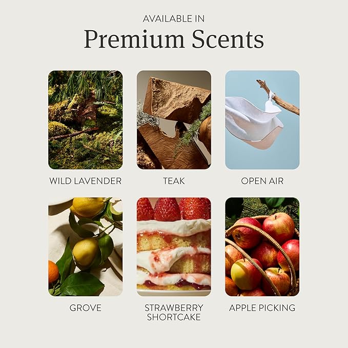 Drift Home Scent Diffuser Starter Kit in Teak - Adjustable and Long Lasting Diffuser Aroma - Clean Ingredients, Pet Safe