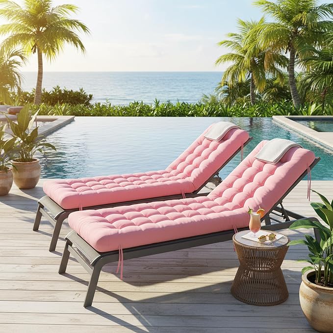 Vercraft Long Floor Cushion Large Floor Cushion with Brushed Cotton Jumbo Lounger Pillow for Outdoor Indoor Bay Window Meditation Yoga Reading Sleeping(Pink)