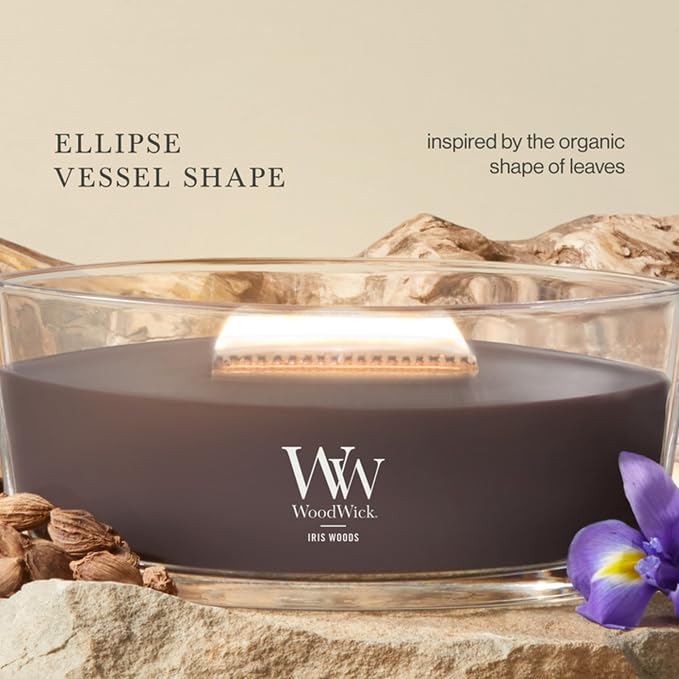 Woodwick Iris Woods Ellipse Candle