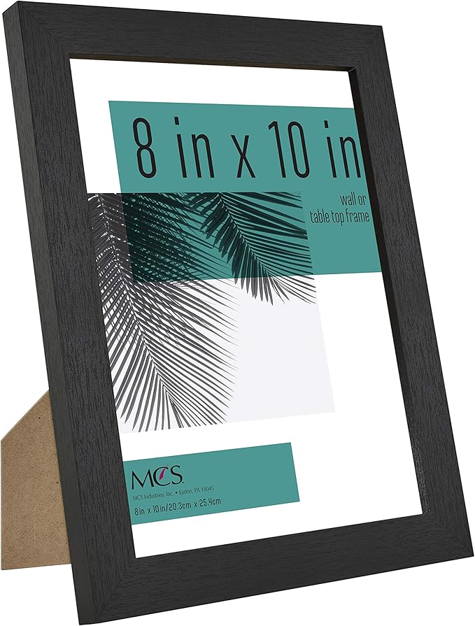 MCS Studio Gallery Frame, Black Woodgrain, 8 x 10 in, Single (Pack of 2)