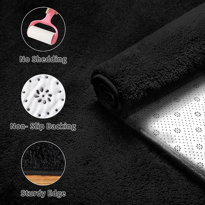 Sour Lemon 8x10 Area Rugs for Living Room, Soft Large Area Rug Fluffy Rugs for Bedroom，Machine Washable Area Rug Non Slip Carpet Rug for Living Room Playroom Kids Room Home Decor
