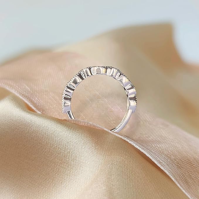 Milky Treasures Band Ring (Only Ring) | DIY Breastmilk Jewelry Making Kit | 925 Sterling Silver | Adjustable Size 6 to 10 | Breastfeeding Keepsake Kit | Gifts for Mom