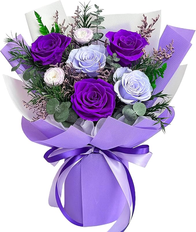 Vrioca Flowers for Delivery, Preserved Flowers Bouquets, Birthday Gifts for Women Mom