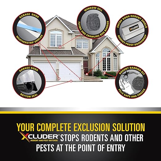 Xcluder 36" Versa-Line Rodent-Proof Door Sweep, Aluminum Cover - Seals Out Rodents and Pests, Easy to Install, Maximum Adjustability; Under-Door Seal