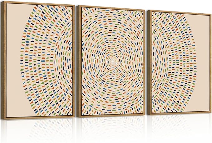 Anyzal Extra Large Jesus Feeds the 5000 Framed Wall Art 24x36 Inch Jesus Christian Canvas Wall Decor Religious Minimalist God Artwork for Living Room Bedroom Set of 3