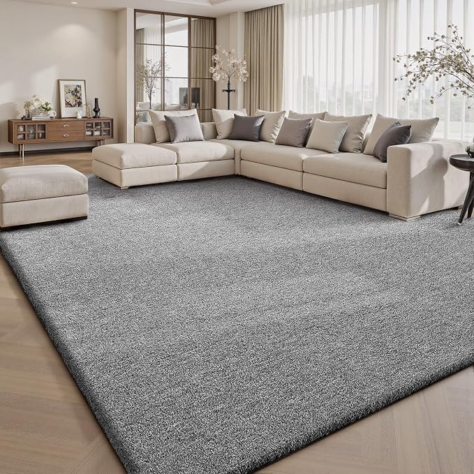 Sour Lemon 9x12 Area Rugs for Living Room, Soft Large Area Rug Fluffy Rugs for Bedroom，Machine Washable Area Rug Non Slip Carpet Rug for Living Room Playroom Kids Room Home Decor