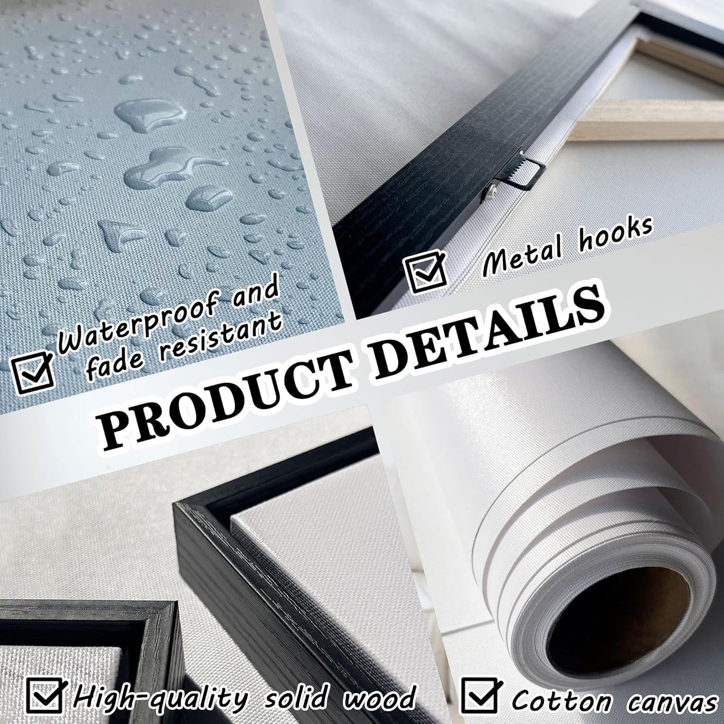 Mofutinpo Abstract Wall Art Framed Pictures for Living Room Wall art - Large Modern Abstract Canvas Wall Decoration-Colorful Wall Art-Teal And Blue Line Art - Graffiti Paintings for Bedroom 29×58IN