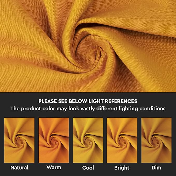 Encasa XO Throw Pillow Covers 18x18 in Set of 2 Mango | No Inserts | Cotton Pillow Covers for Living Room, Bed, Sofa, Couch | Decorative Cushion Covers with Improved Zipper