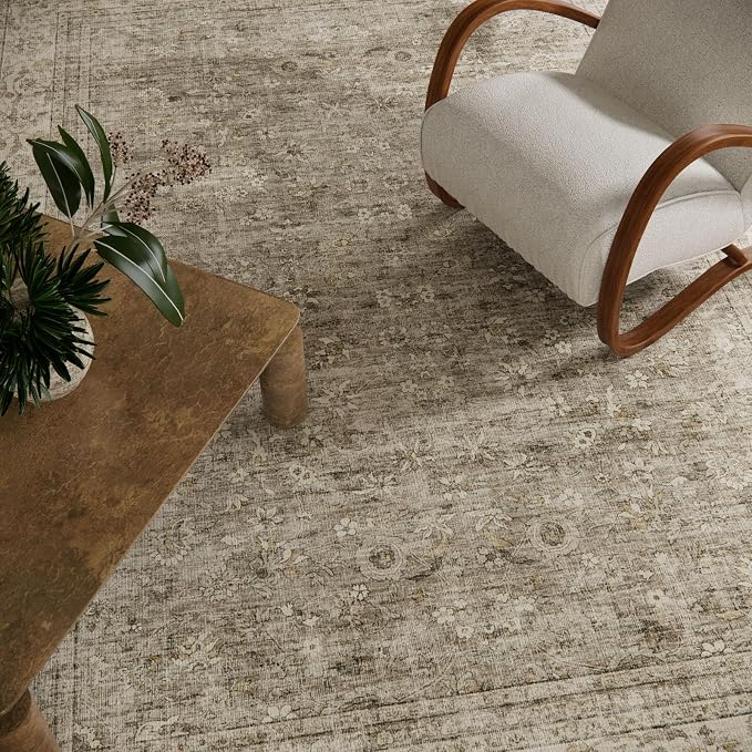 10x12 Large Rugs for Living Room: Area Rugs for Bedroom Vintage Stain Resistant Non Slip Low Pile Lightweight Boho Soft Carpet for Kitchen Dining Room Farmhouse Kids Room Nursery