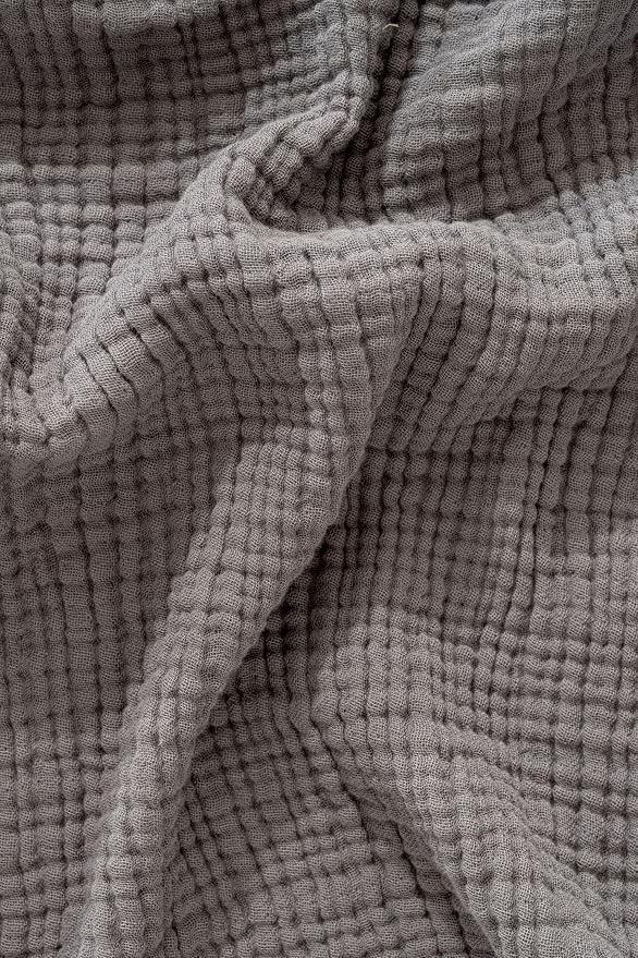 Muslin Blanket - Pure 100% Turkish Cotton Airy Soft Light Versatile Gauze Throw Blanket for Bed, Couch, Sofa (Dark Gray, Twin XL Size (71" x 95" inch))