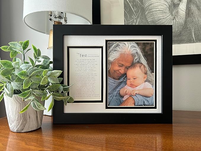 The Grandparent Gift Co. First Great-Grandchild Photo Frame