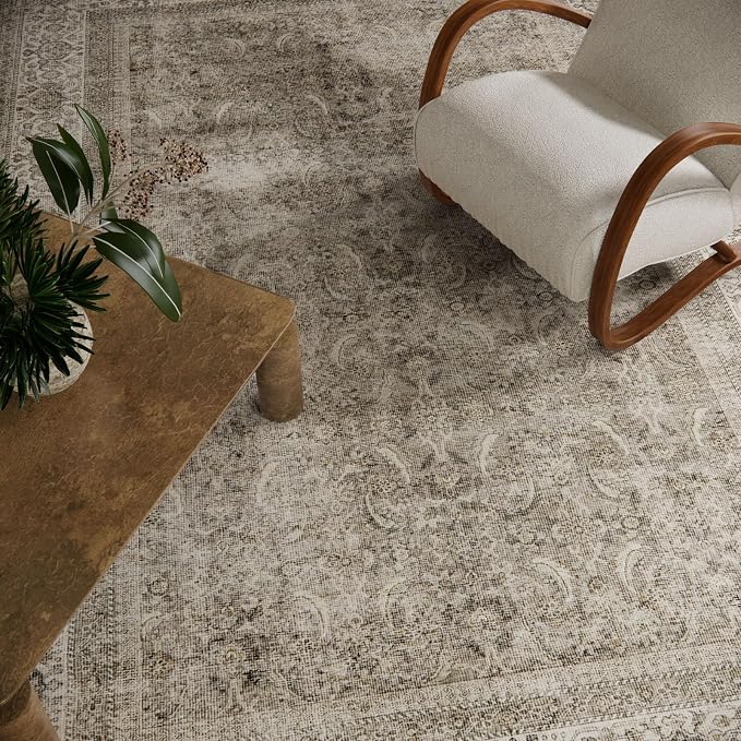 palohom 10x12 Area Rugs for Living Room: Bedroom Rug Washable Stain Resistant Non Slip Low Pile Soft Boho Large Area Rug for Kitchen Dining Room Under Table Nursery Farmhouse Home Office Indoor