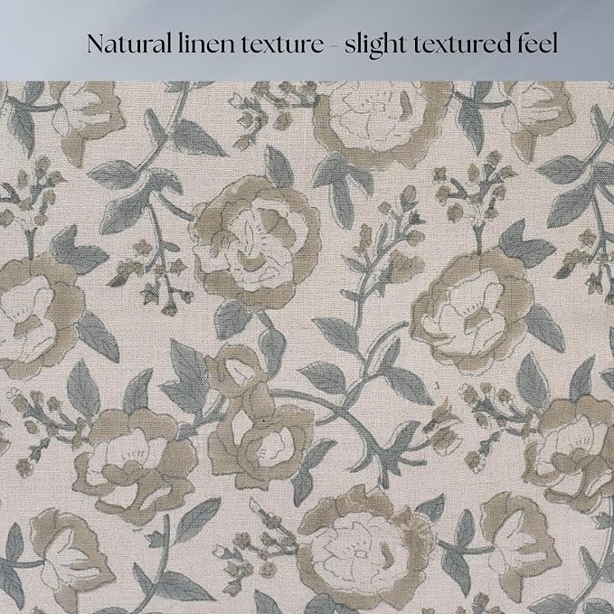 Linen Throw Pillow Covers 20x20 inch sage Green Spring Decorative Pillow Covers for Living Room, Bedroom