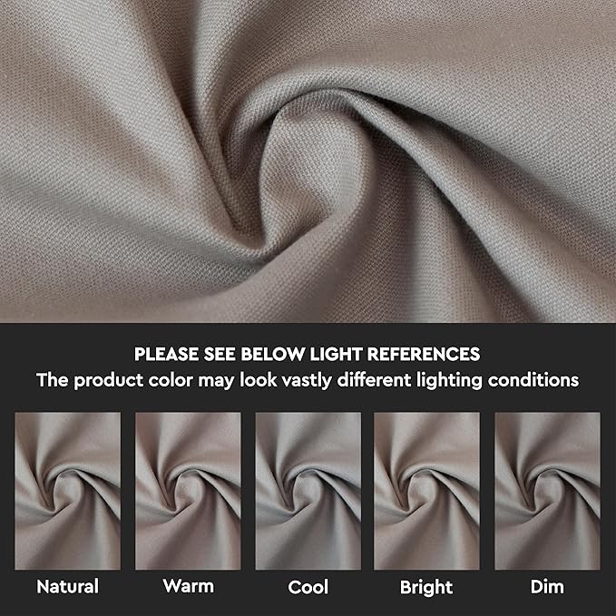 Encasa XO Throw Pillow Covers 24x24 in Set of 2 Beige | No Inserts | Cotton Pillow Covers for Living Room, Bed, Sofa, Couch | Decorative Cushion Covers with Improved Zipper