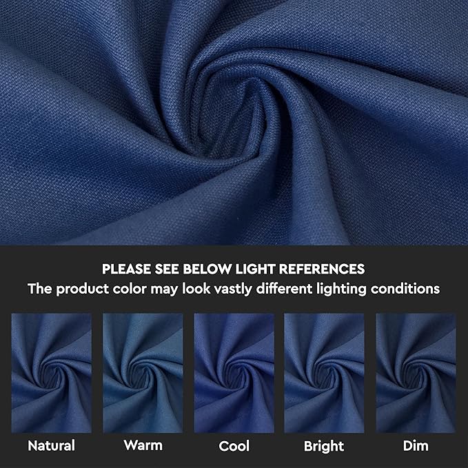Encasa XO Throw Pillow Covers 20x20 in Set of 2 Cobalt Blue | No Inserts | Cotton Pillow Covers for Living Room, Bed, Sofa, Couch | Decorative Cushion Covers with Improved Zipper