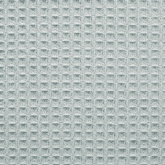 Modern Threads 100% Cotton Waffle Thermal Blanket, Pale Blue, King/California King