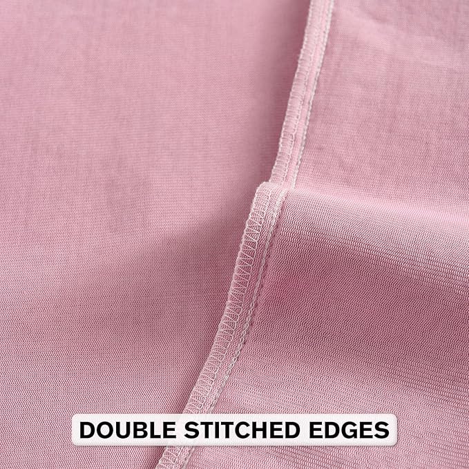 FUTEI Pink Chenille Throw Pillow Covers 12x20 Inch Set of 2,Soft Striped & Diamond Textured Lumbar Pillow Cases,Modern Home Decor for Couch Living Room