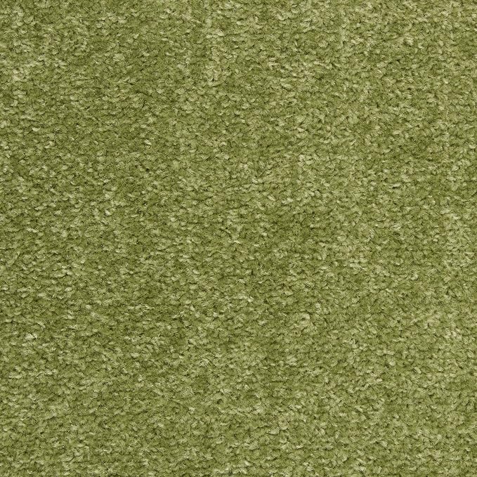 Nourison Home Nourison Essentials Green 6' x Round Area Rug - Easy Clean, Non Shedding, Bed Room, Living Room, Dining Room, Kitchen (6' x Round)