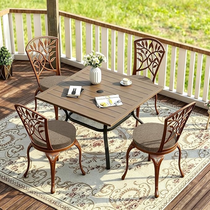 Tromlycs Round Chair Seat Cushions for Circle Bistro Stool Chairs Pads Pillow Large Indoor Circular Non Slip Foam Cushion 18 inch Linen Set of 2
