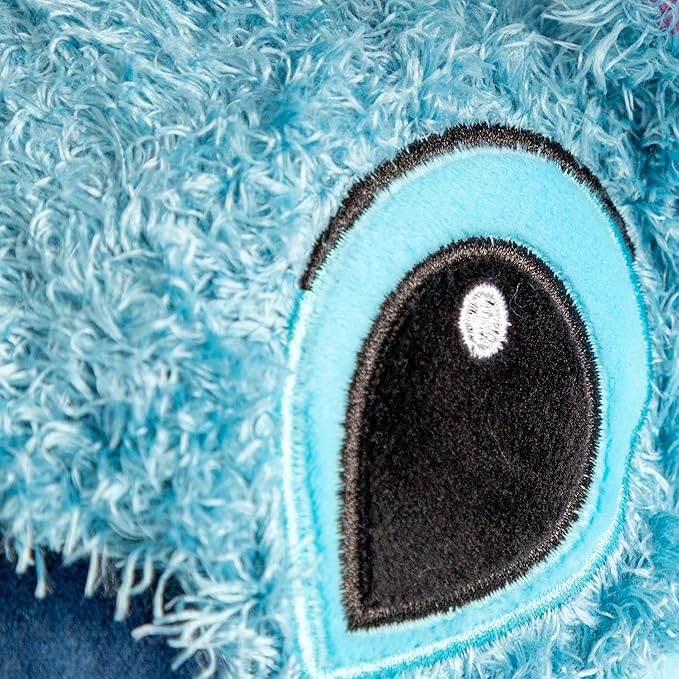 Jay Franco Disney Plush Pillow Buddy - Soft Plushie Stuffed Pillow, 14 Inches, Blue - Stitch