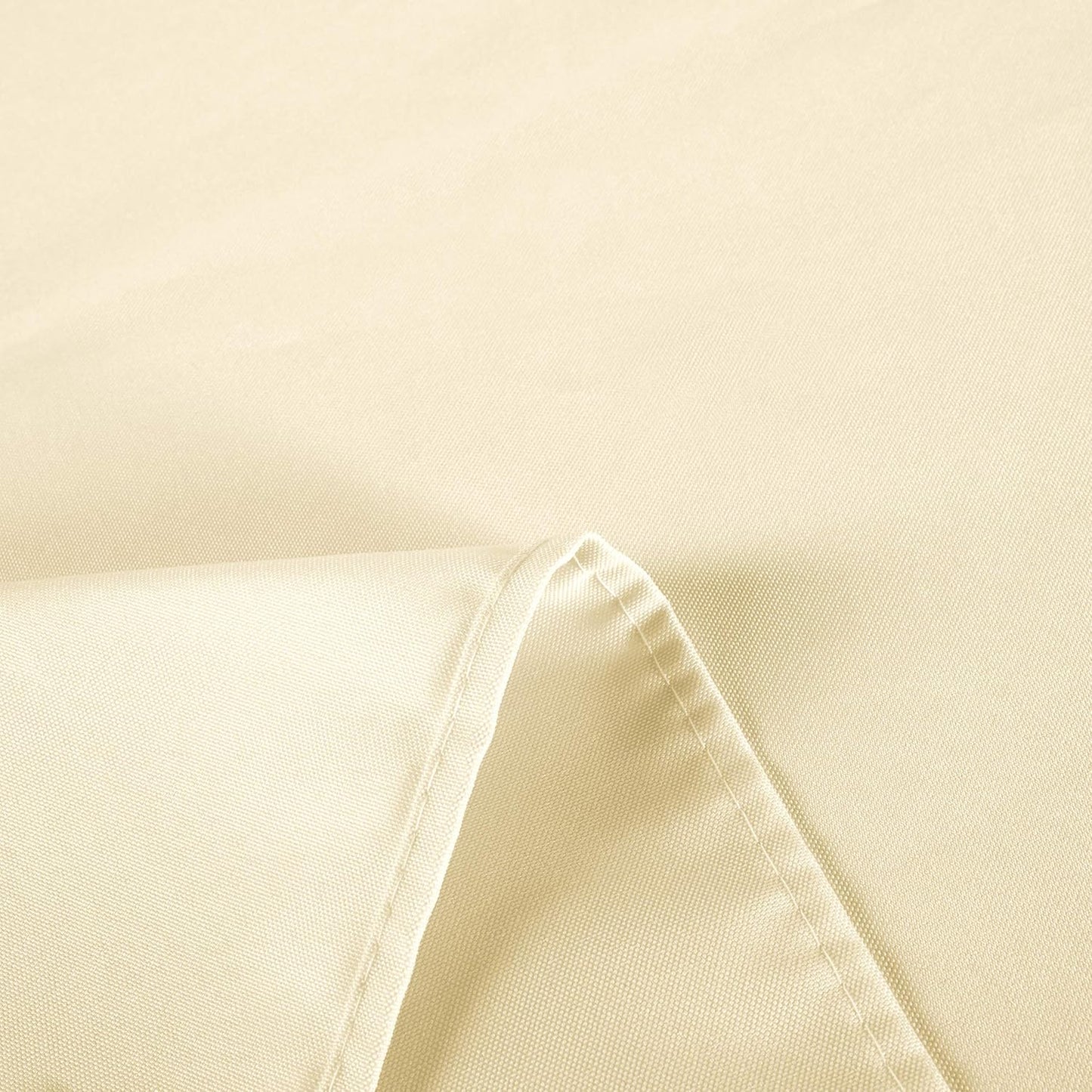 sancua Rectangle Tablecloth - 60 x 102 Inch - Stain and Wrinkle Resistant Washable Polyester Table Cloth, Decorative Fabric Table Cover for Dining Tables, Buffet Parties and Camping, Beige