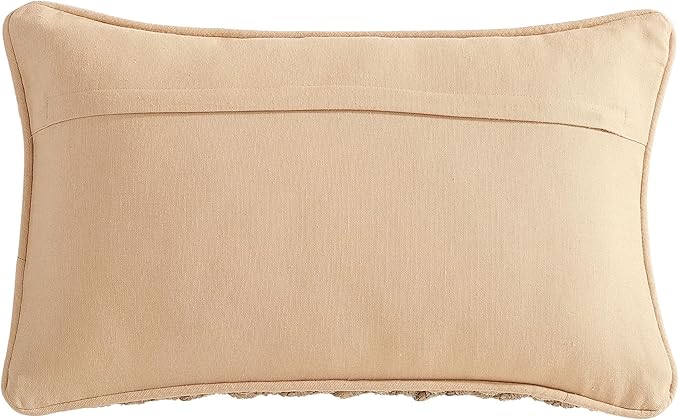 Boho Living 12x20 Beige Throw Pillow Covers Pillow insert not included - (1) Boho Pillow Cover