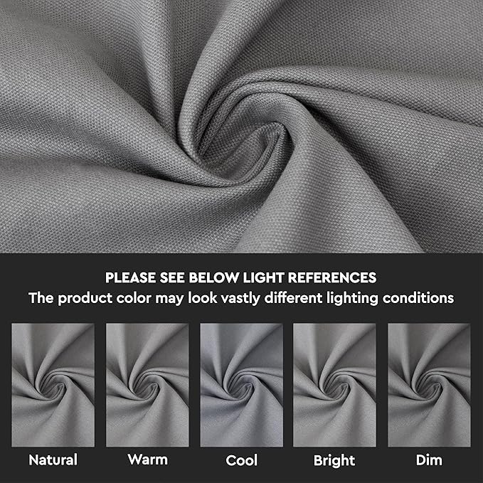 Encasa XO Throw Pillow Covers 22x22 in Set of 2 Grey | No Inserts | Cotton Pillow Covers for Living Room, Bed, Sofa, Couch | Decorative Cushion Covers with Improved Zipper