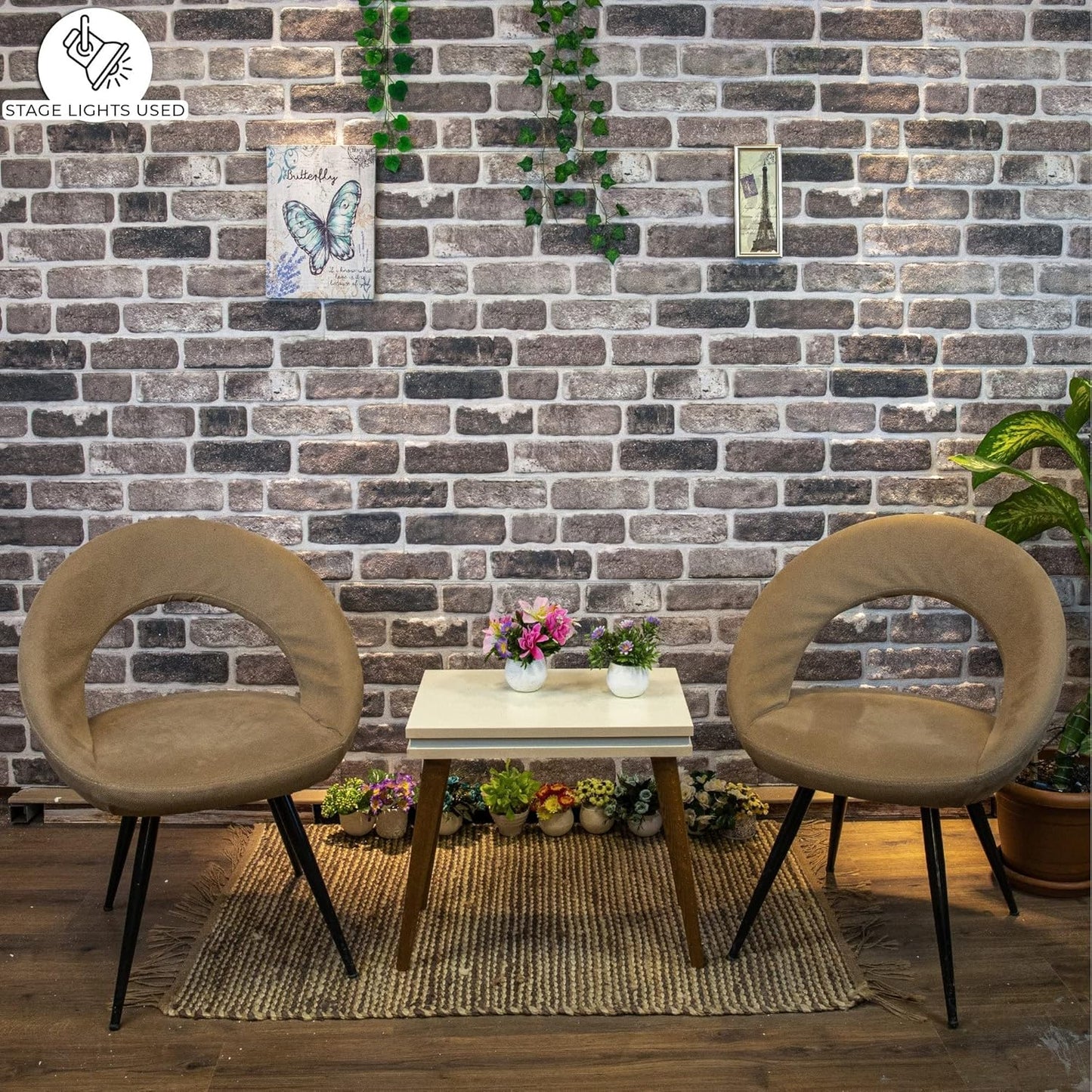 Dundee Deco 3D Wall Panels Faux Brick - Cladding, Grey Black Stone Look Wall Paneling, Styrofoam Facing for Living Room, Kitchen, Bathroom, Balcony, Bedroom, Set of 5, Covers 27 sq ft