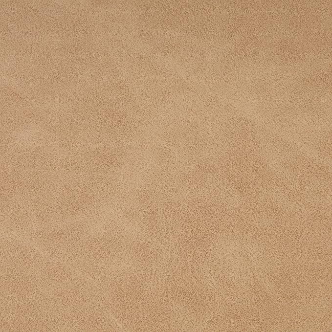 HomePop 24" Large Leatherette Storage Ottoman - Sand Faux Leather