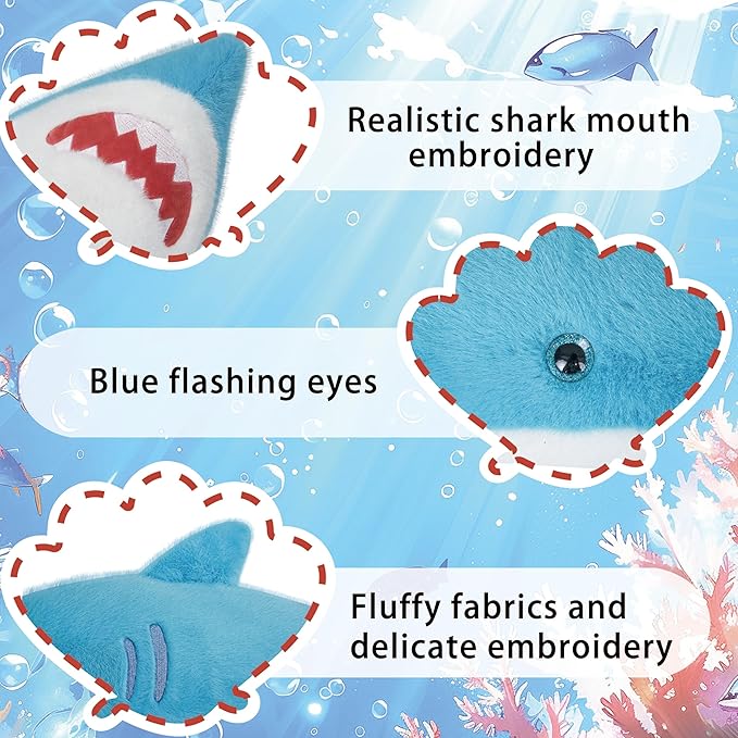 Niuniu Daddy 23" | 3.3 Pound Shark Weighted Stuffed Animals for Kids Adults, Soft Shark Weighted Plush Animal Calming Toys for Sleeping, Cute Body Pillow for Presents Birthday Christmas Holiday