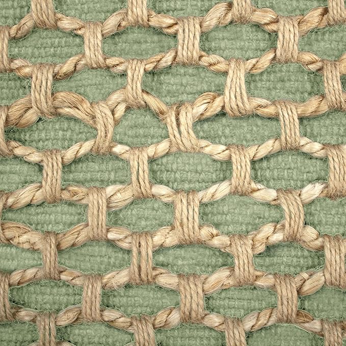 Boho Living 18x18 Sage Green Throw Pillow Covers with Pillow Insert Included, Pack of 2