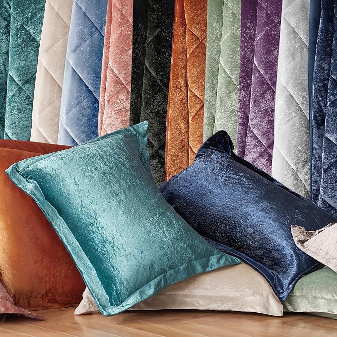 Intelligent Design Queen Duvet Cover Set, Velvet Queen Duvet Set, Luxury Diamond Quilting Grey Duvet Cover, Fluffy Duvet Cover with Decorative Pillow and 2 Shams, 4 Pieces, Grey, Full/Queen