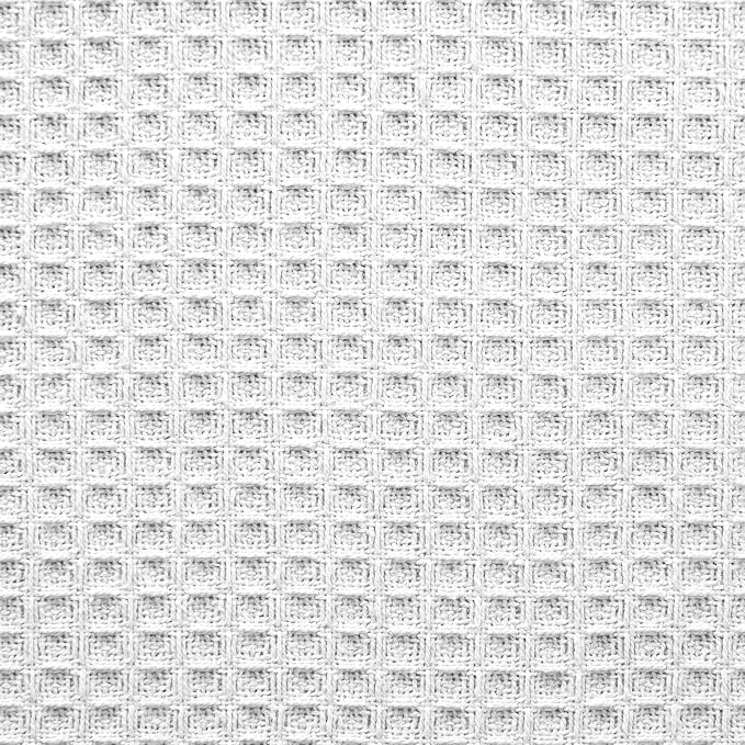 Modern Threads 100% Cotton Waffle Thermal Blanket, White, King/California King