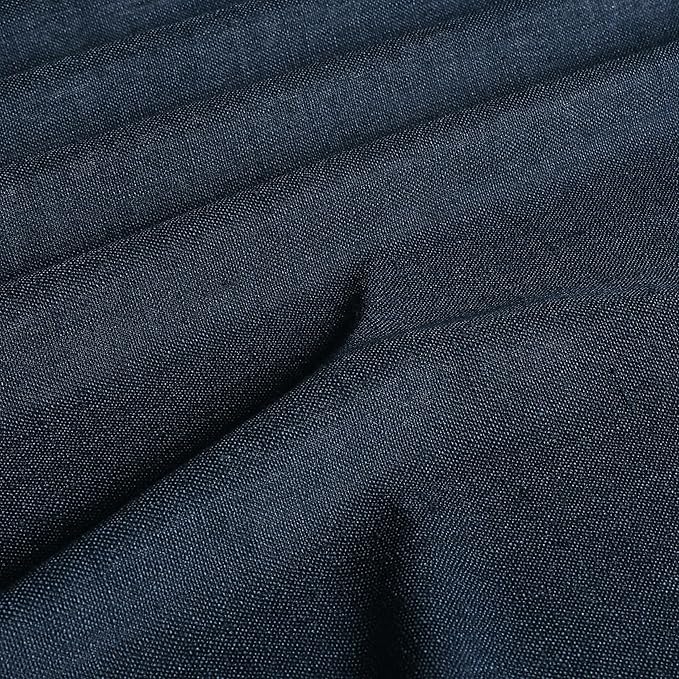 Vision Home Navy Blue Pinch Pleated Full Blackout Curtains Linen Blended Room Darkening Window Panels 84 inch for Living Room Bedroom Thermal Insulated Pinch Pleat Drapes with Hooks 60" Wx84 Lx1