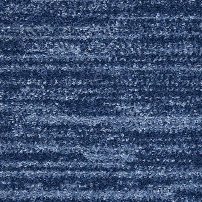 Nourison Home Nourison Essentials Navy Blue 2' x 6' Area Rug - Easy Clean, Non Shedding, Bed Room, Living Room, Dining Room, Kitchen (6' Runner)
