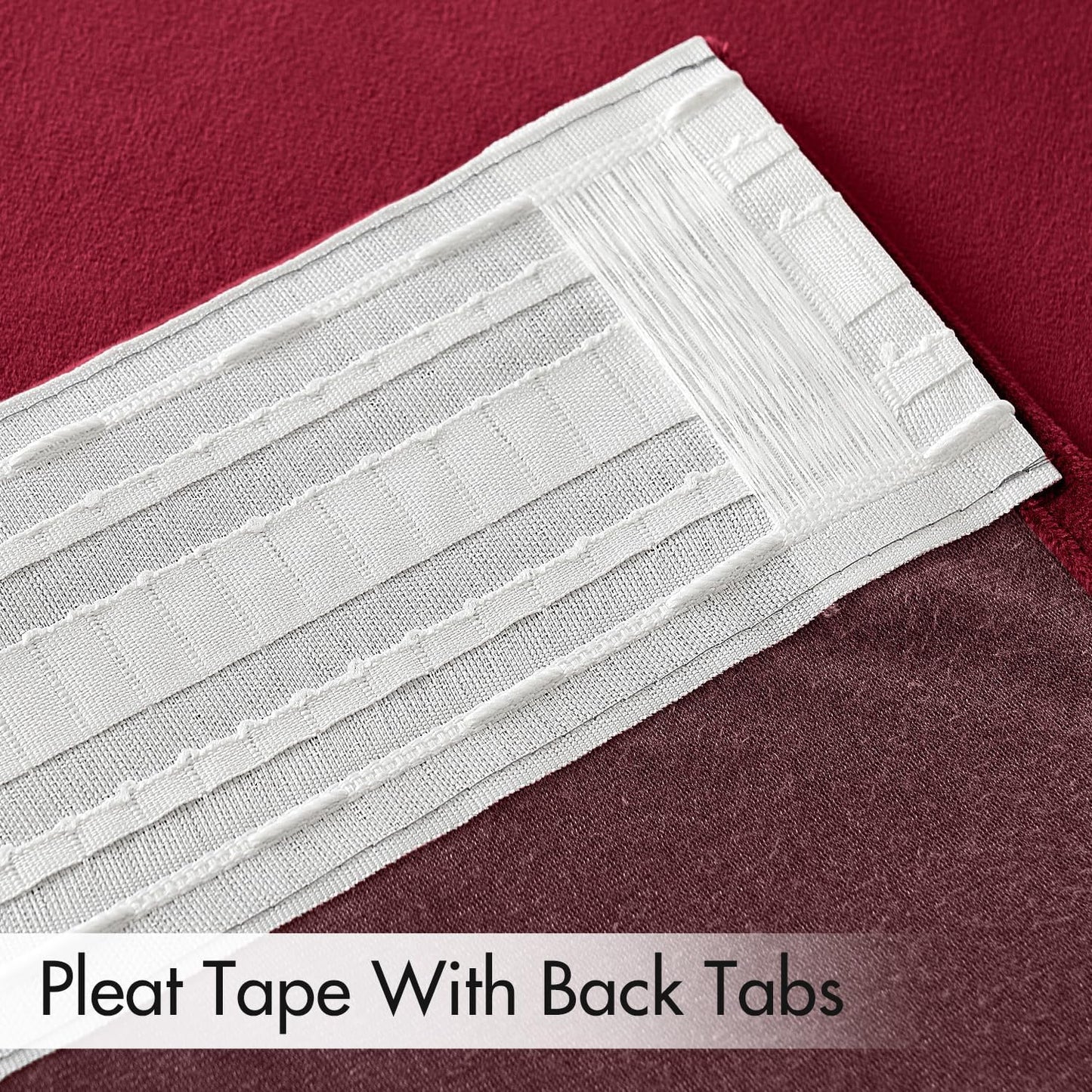 MIULEE Hot Pink Velvet Curtains 90 inches 2 Panels - Luxury Room Darkening Window Drapes for Bedroom Living Room Thermal Insulated Super Soft Blackout, Back Tab Rod Pocket Pinch Pleated, W52 x L90