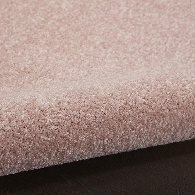 Nourison Home Nourison Essentials Pink 9' x 12' Area Rug - Easy Clean, Non Shedding, Bed Room, Living Room, Dining Room, Kitchen (9' x 12')