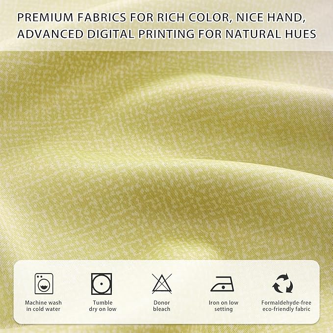 XiDi Grey Green Yellow 90 Inches Curtains for Girls Bedroom 2 Panels Set, Blackout Rainbow Curtains for Kids Room Decor, Unicorn Wall Decals Drapes for Little Girl Nursery Room 34 Inches Wide