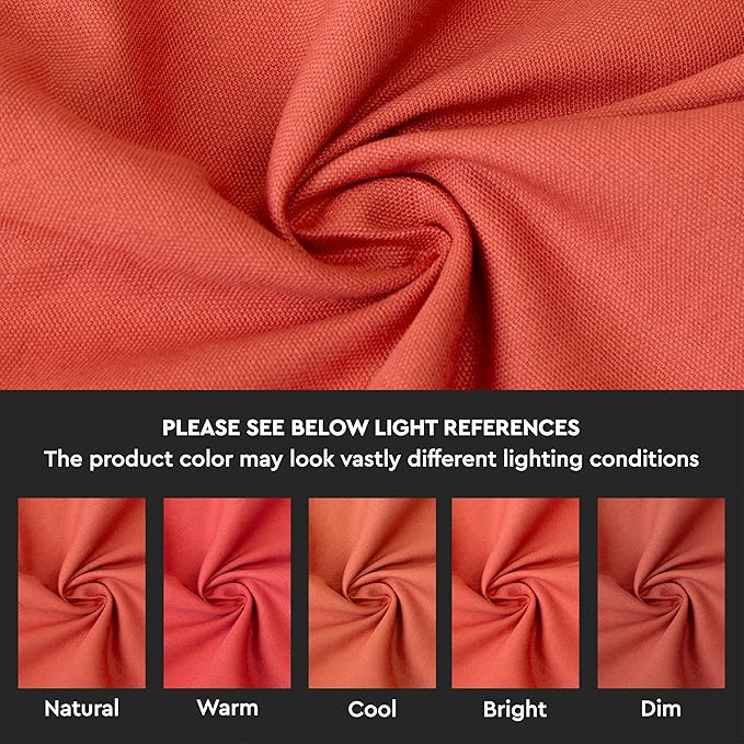 Encasa XO Throw Pillow Covers 16x16 in Set of 2 Brick | No Inserts | Cotton Pillow Covers For Living Room, Bed, Sofa, Couch | Decorative Cushion Covers With Improved Zipper