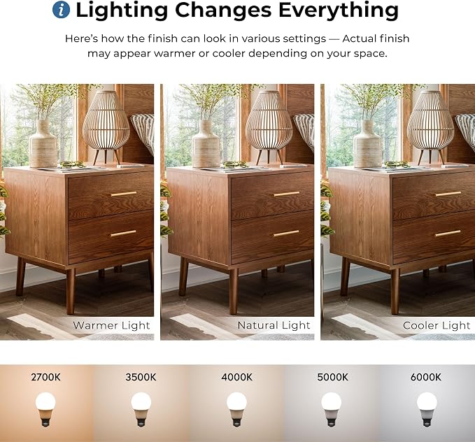 Furniture of America Wyatt Modern Solid Wood Nightstand with Drawers and Round Tapered Legs, Small Bedside Table, Wooden Night Stand for Bedroom, Guest Room, Dorm, Walnut