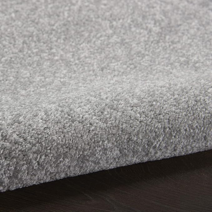 Nourison Home Nourison Essentials Silver Grey 8' x 10' Area Rug - Easy Clean, Non Shedding, Bed Room, Living Room, Dining Room, Kitchen (8' x 10')