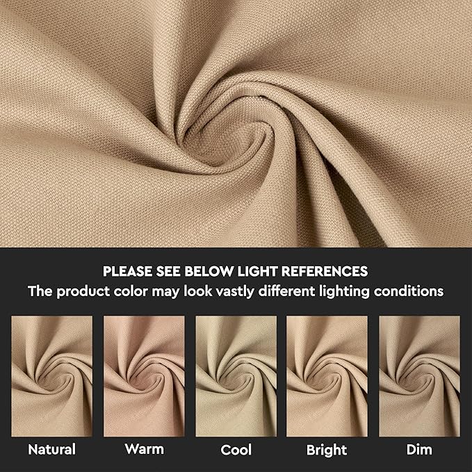 Encasa XO Throw Pillow Covers 16x16 in Set of 2 Light Beige | No Inserts | Cotton Pillow Covers for Living Room, Bed, Sofa, Couch | Decorative Cushion Covers with Improved Zipper