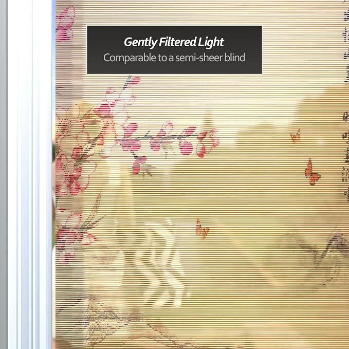 Red Lantern Bamboo Window Shade Blind - Sakura Blossom 36" Wide