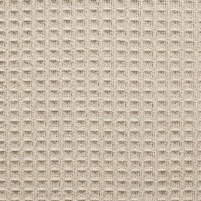 Modern Threads 100% Cotton Waffle Thermal Blanket, Taupe, King/California King