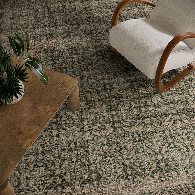 palohom 10x12 Area Rugs for Living Room: Large Area Rug Washable Stain Resistant Non Slip Distressed Vintage Rug Low Pile Faux Wool Soft Rug for Bedroom Farmhouse Dining Room Nursery Kids Playroom