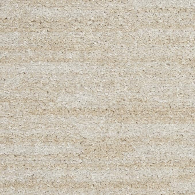Nourison Home Nourison Essentials Ivory Beige 2'2" x 20' Area Rug - Easy Clean, Non Shedding, Bed Room, Living Room, Dining Room, Kitchen (20' Runner)