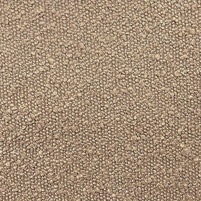 HomePop Modern Channel Tufted Ottoman|Homepop Home Décor|Ottoman for Living Room & Bedroom - Brown Boucle