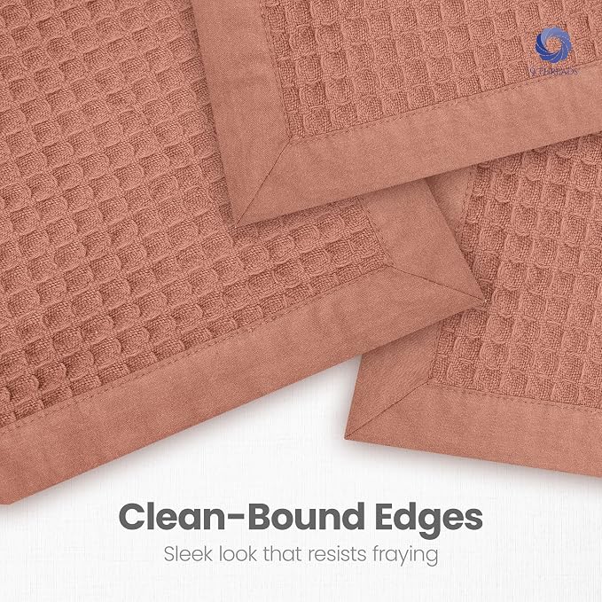 100% Long Staple Cotton Waffle Multipurpose Blanket | Soft & Breathable, Lightweight All-Season Throw for Bed/Couch/Sofa | Machine Washable | (Waffle-Coffee, Twin)