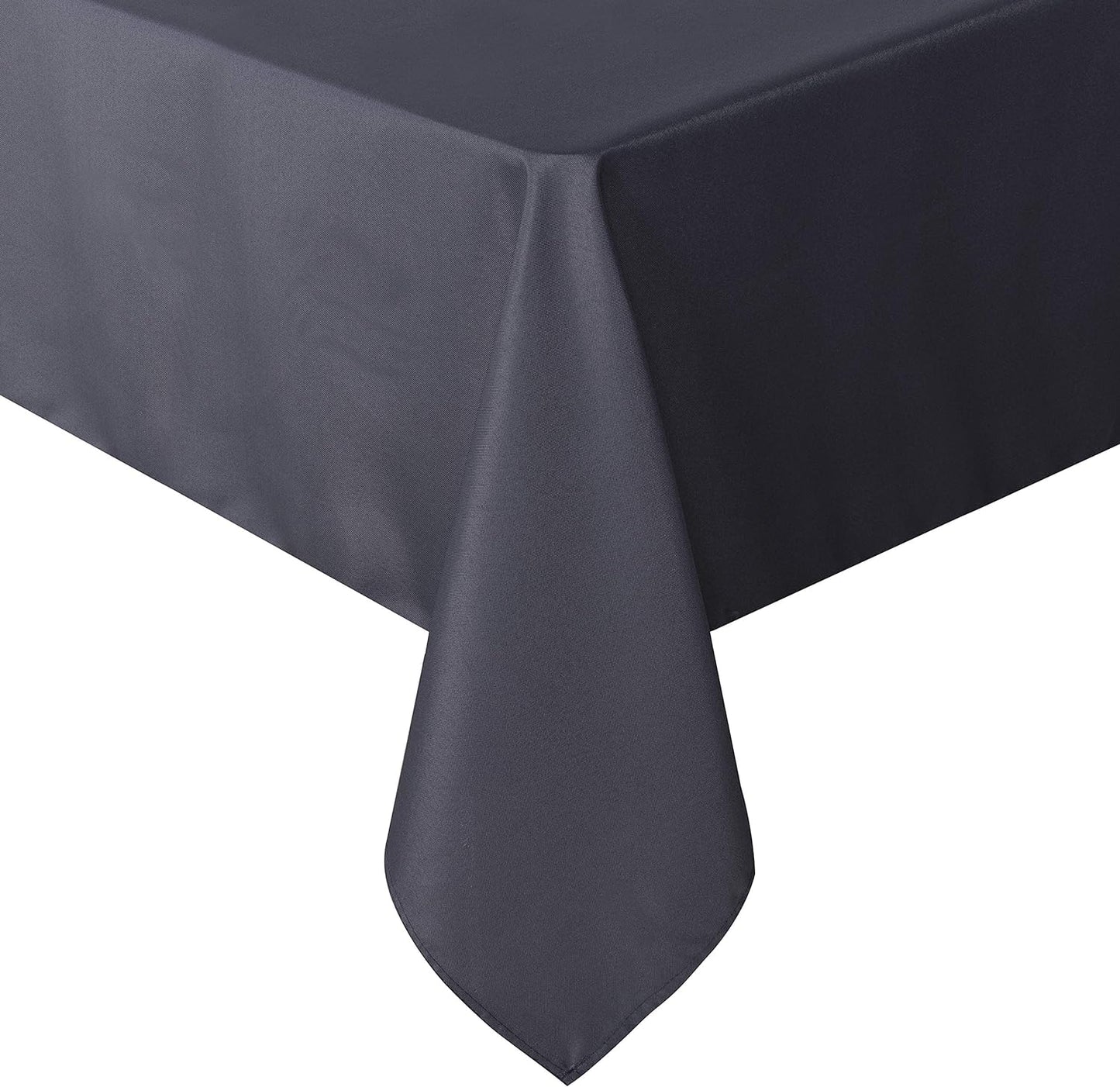 sancua Rectangle Tablecloth - 54 x 108 Inch - Stain and Wrinkle Resistant Washable Polyester Table Cloth, Decorative Fabric Table Cover for Dining Tables, Buffet Parties and Camping, Grey